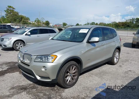 2013 BMW X3 xDrive28I z USA, uszkodzony, nr VIN 5UXWX9C53D0D03024